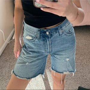 BDG oversized denim long shorts